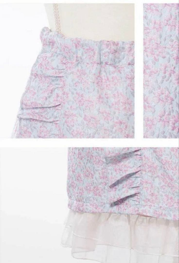 さ*え様 公式完売　夢展望　フリルティアード浴衣　セパレート　２部式　上下セット