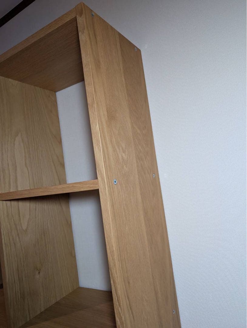 ■送料込■無印良品 スタッキングシェルフ オーク材 木製棚 家具 収納