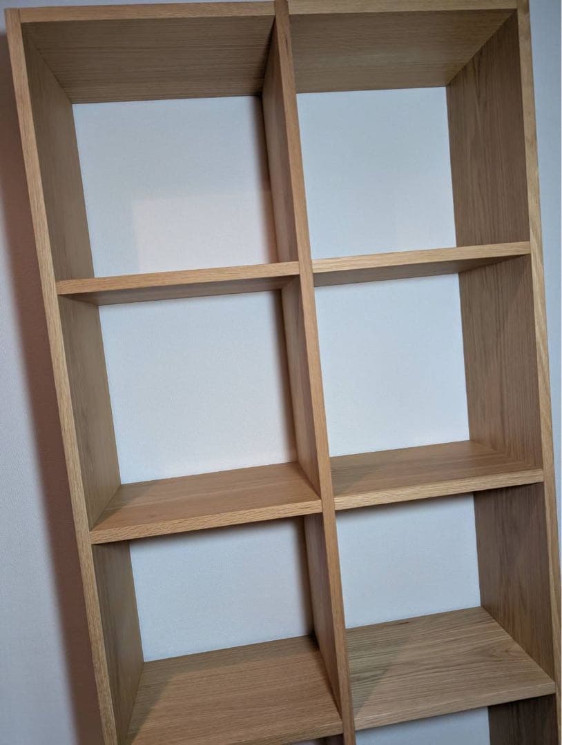 ■送料込■無印良品 スタッキングシェルフ オーク材 木製棚 家具 収納