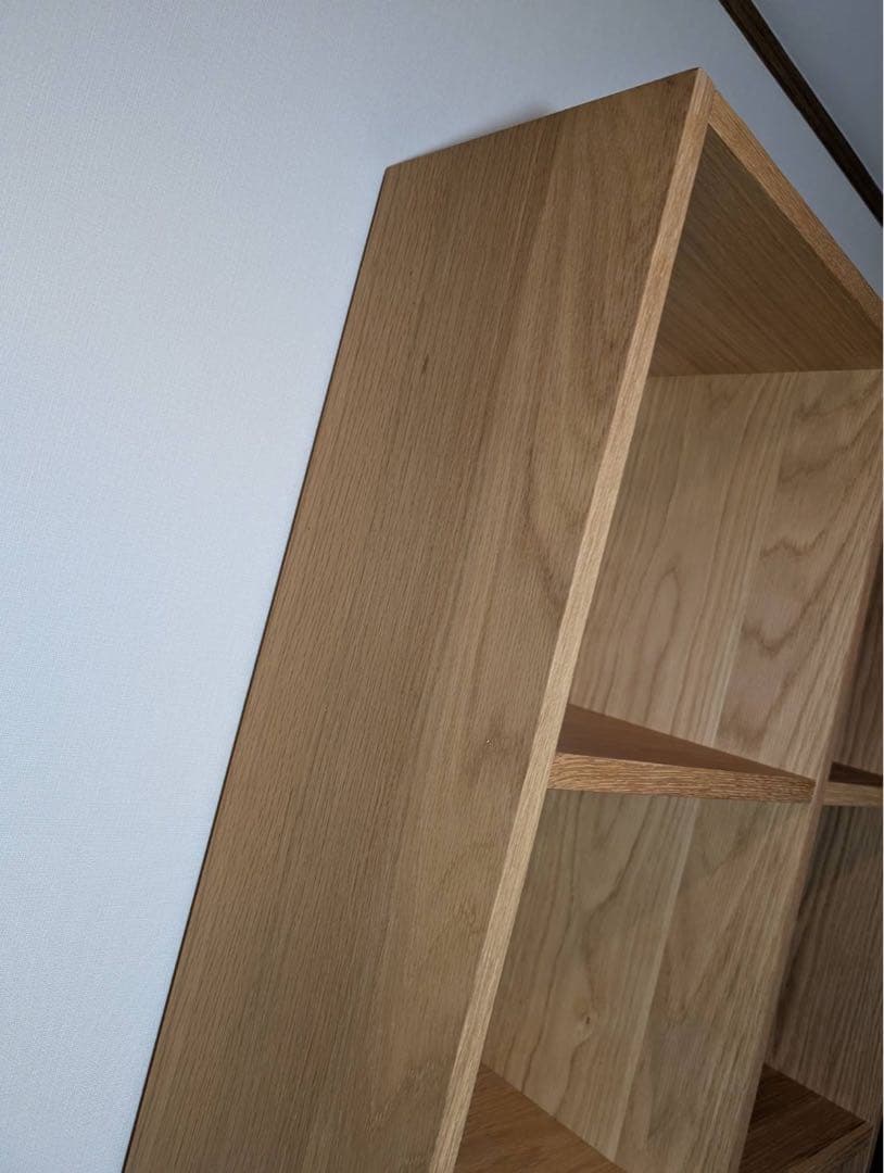 ■送料込■無印良品 スタッキングシェルフ オーク材 木製棚 家具 収納