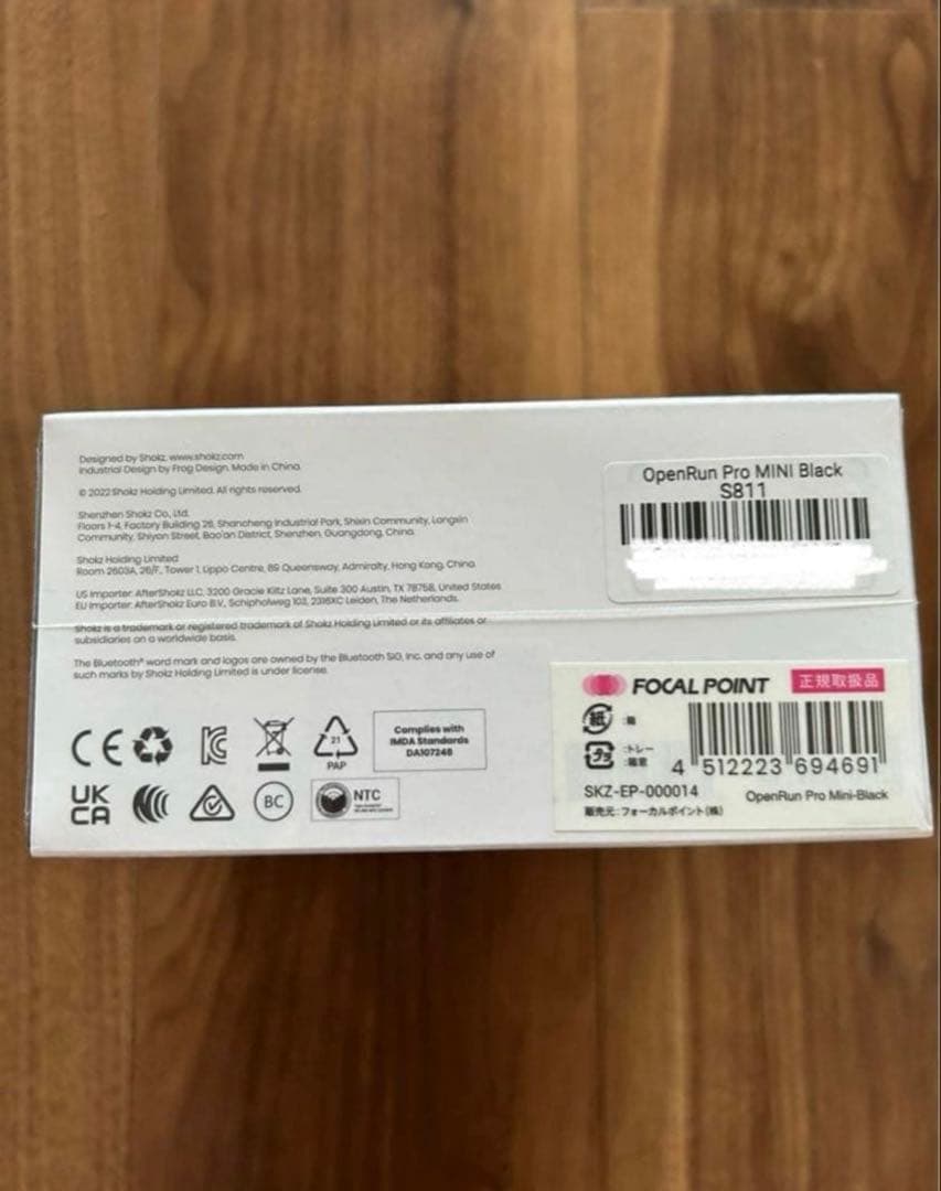 まーしー新品未開封SHOKZ OPENRUN PRO mini ブラック