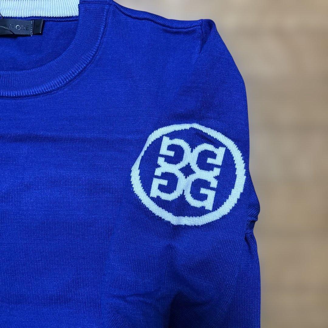 ☆新品☆G/FORE ジーフォア青 クルーネック セーター　M