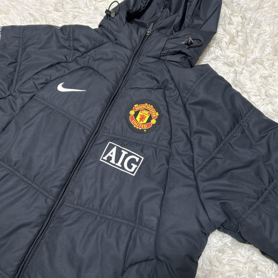 NIKE マンチェスターユナイテッド ベンチコート　刺繍ロゴ　AIG