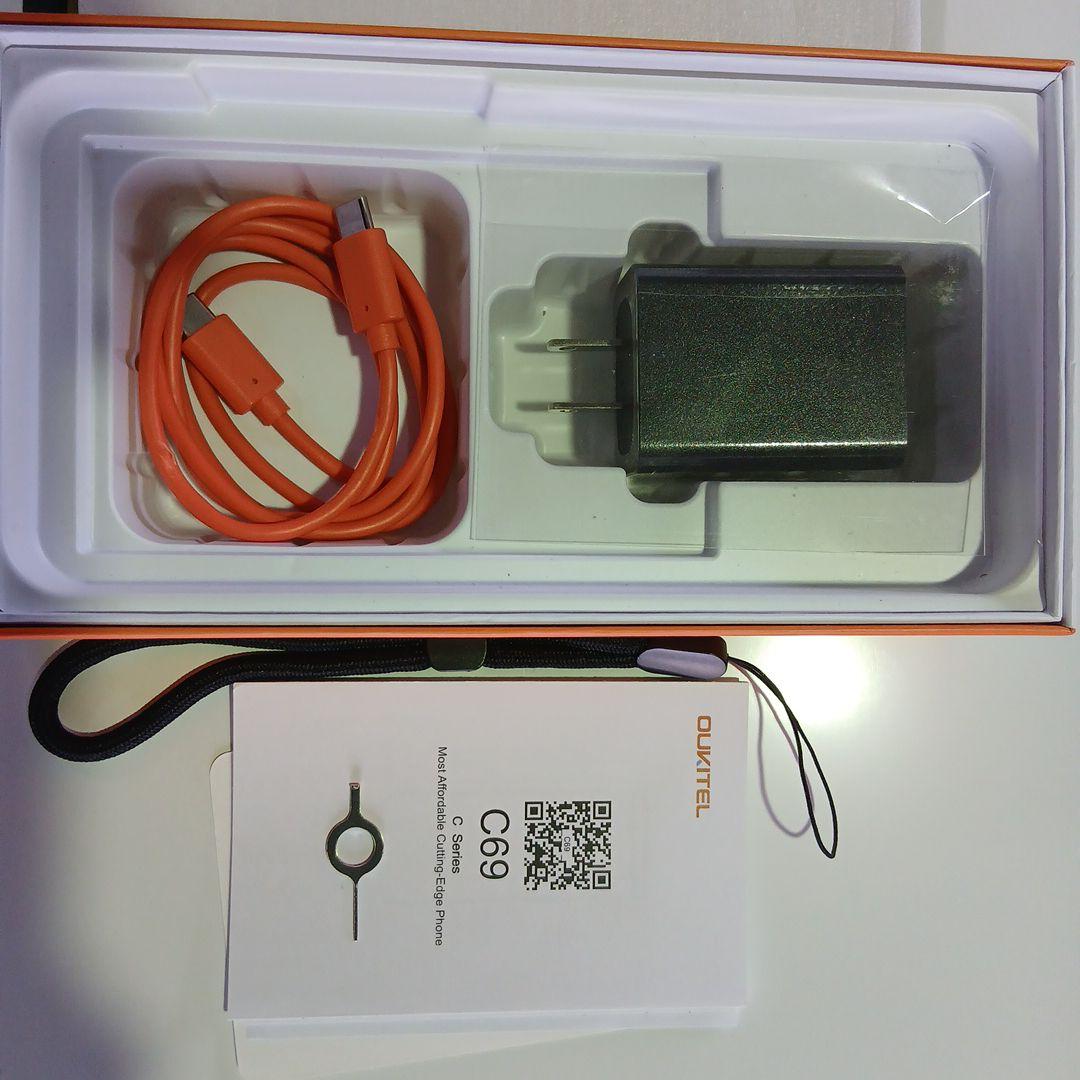 OUKITEL 　C69 スマートフォン本体 充電器付き