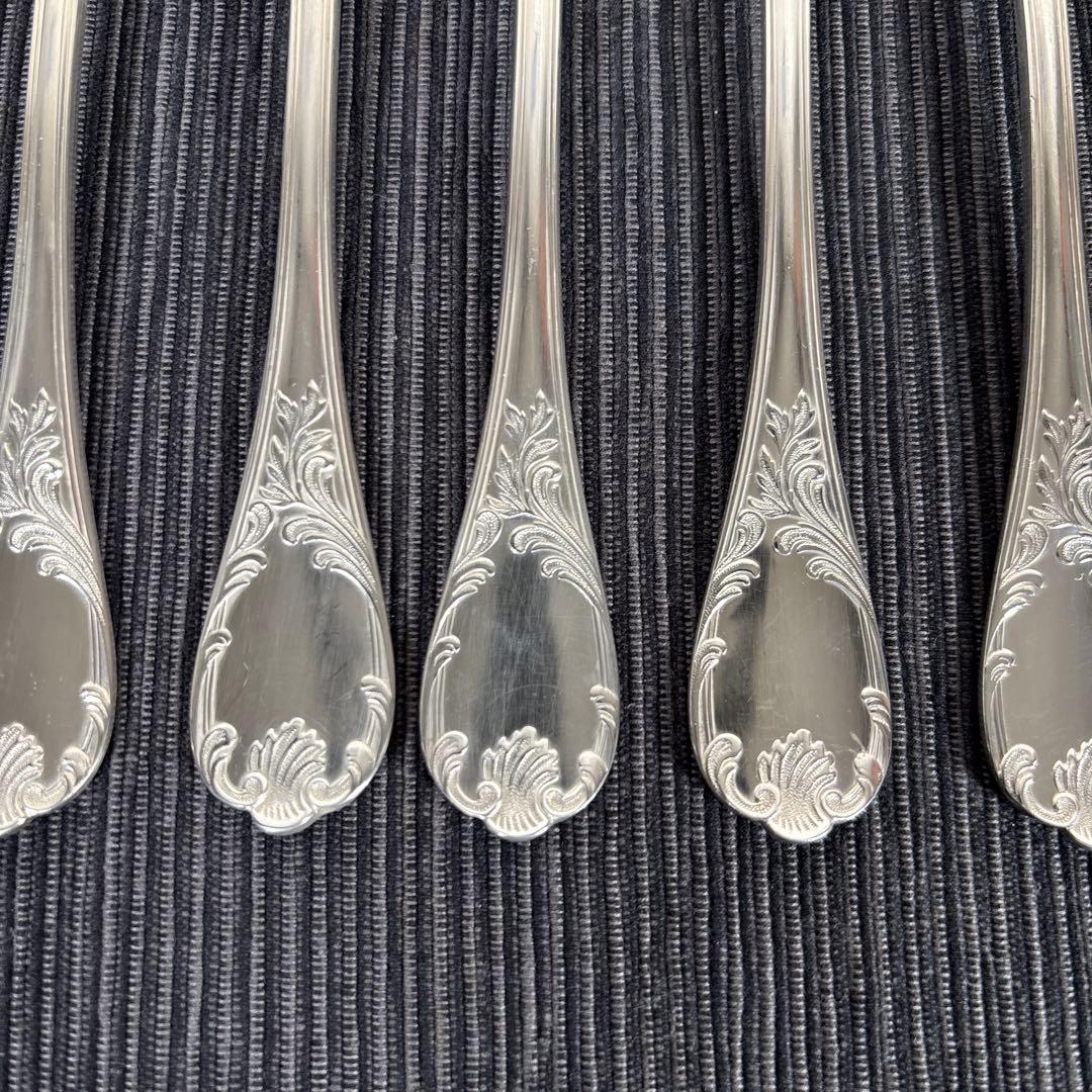 クリストフル マルリー シルバー ケーキフォーク+コーヒースプーン 12P