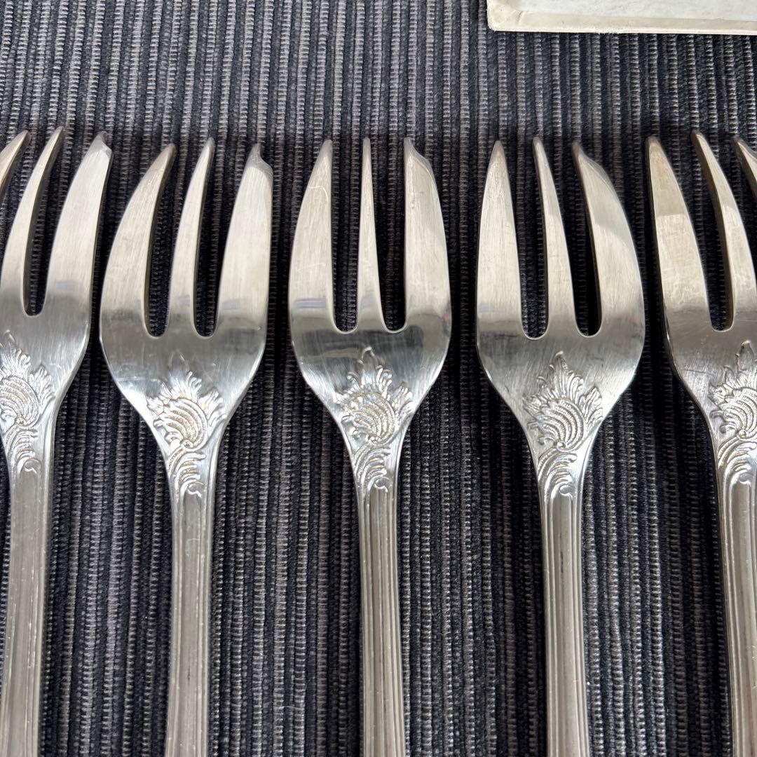 クリストフル マルリー シルバー ケーキフォーク+コーヒースプーン 12P