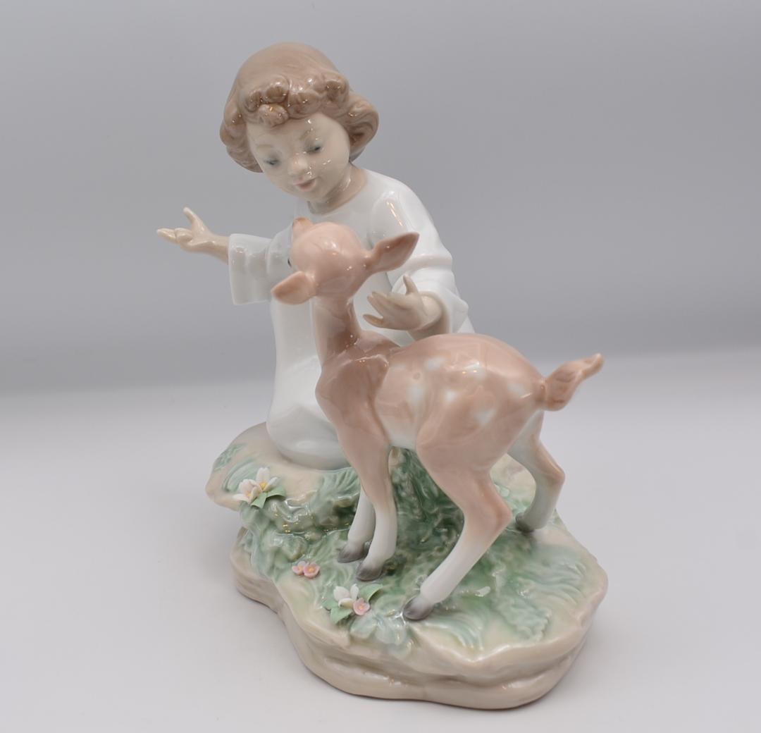 彼らを導く　＃6928　★リヤドロ　スペイン　ポーセリン　光沢仕上げ　絶版　箱付