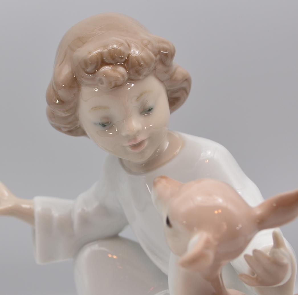 彼らを導く　＃6928　★リヤドロ　スペイン　ポーセリン　光沢仕上げ　絶版　箱付