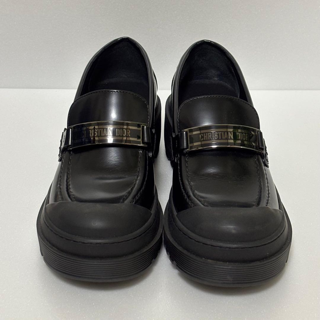 【未使用】CHRISTIAN DIOR ブラックローファー