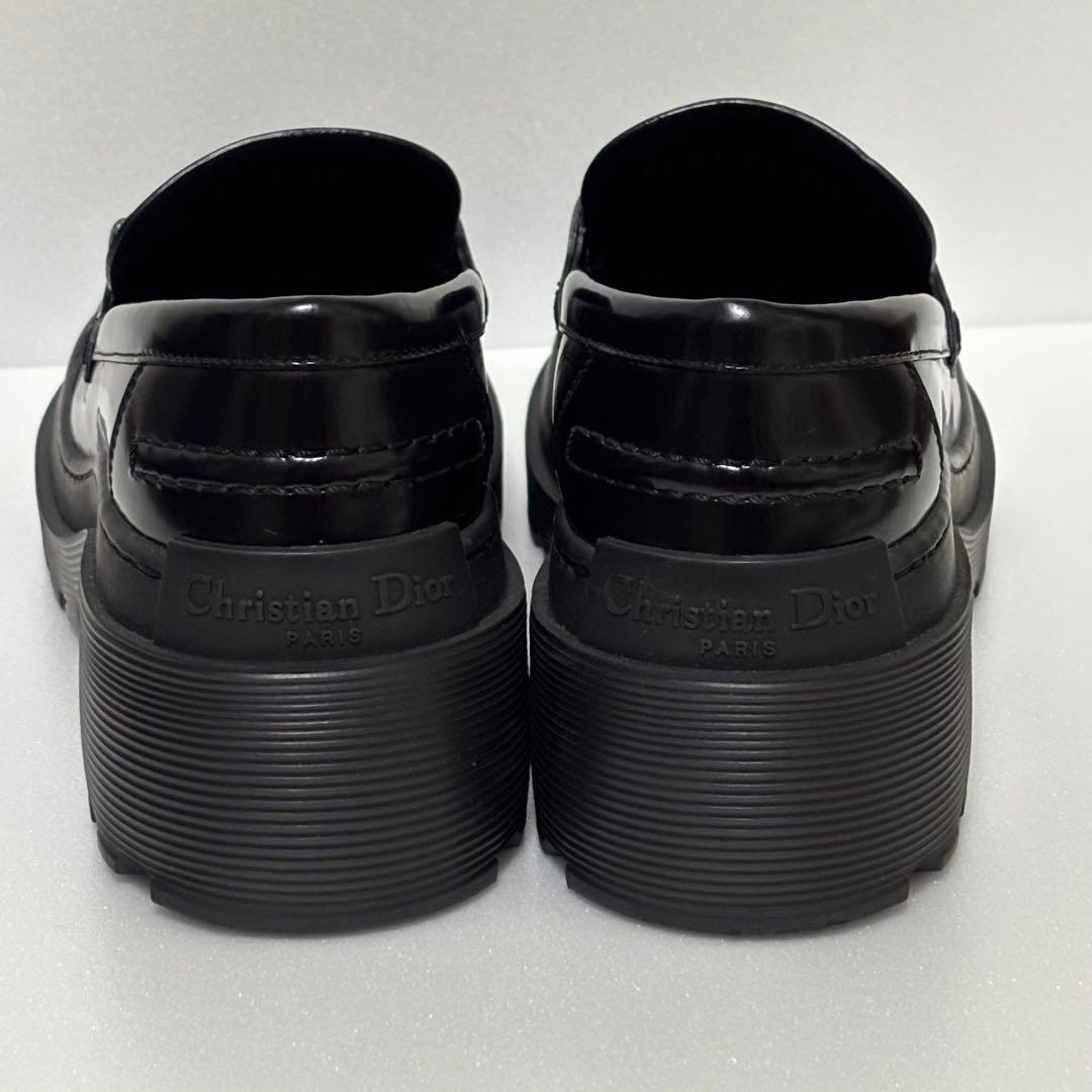 【未使用】CHRISTIAN DIOR ブラックローファー