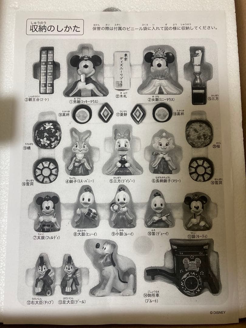 ひな人形 ディズニーキャラクター 東京ディズニーリゾート