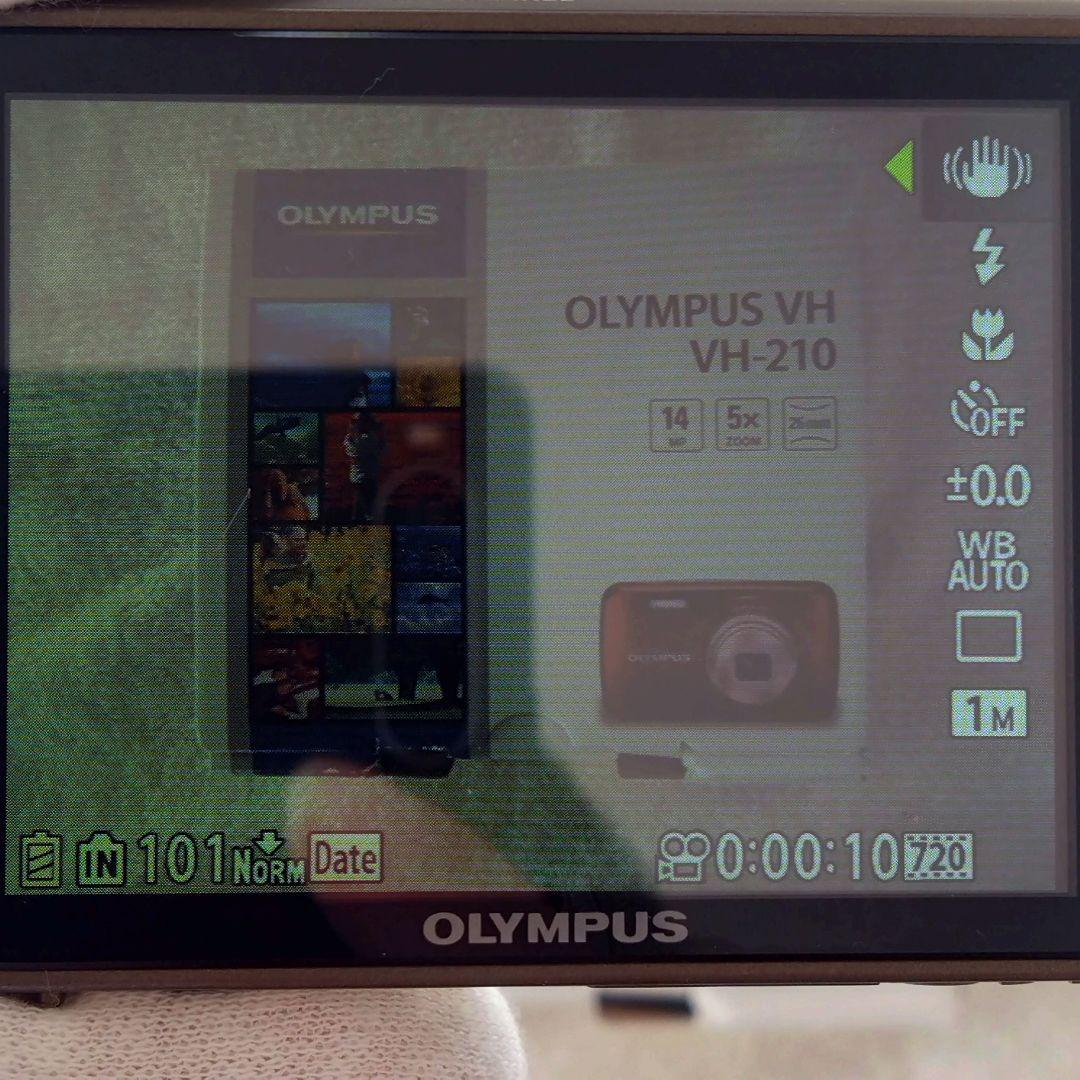 美品 オリンパス Olympus VH-210 コンデジ 動作確認済 ホワイト