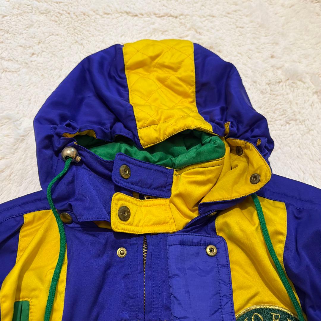 SENO FICH スキーウェア　スノーボード　フード付ジャケット 青黄　セット