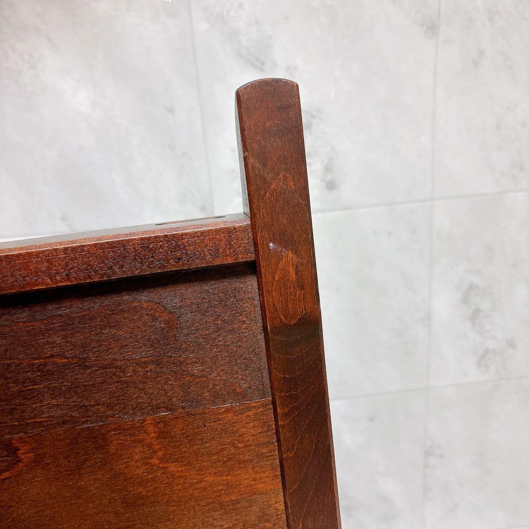 北海道民芸家具　2脚セット　座椅子　折りたたみ　ローチェア　樺材　木製　和室