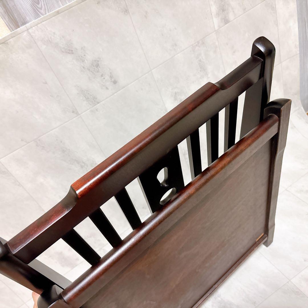 北海道民芸家具　2脚セット　座椅子　折りたたみ　ローチェア　樺材　木製　和室