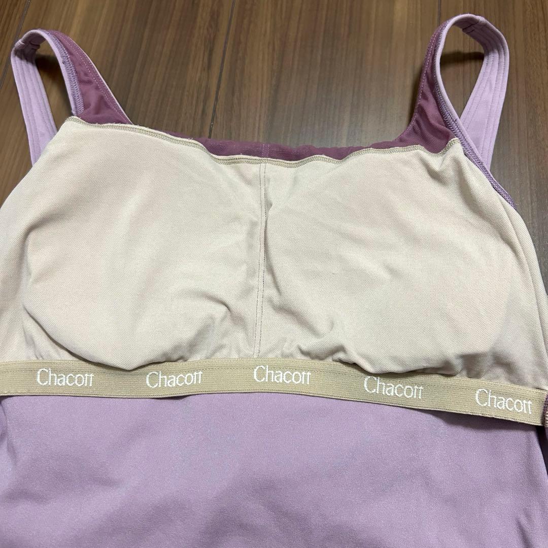 チャコット　ヨガウェアセット　レース付き上L,下Mサイズ