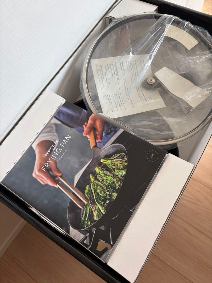 VERMICULAR バーミキュラフライパン 28cm ガラスリッド レシピ本