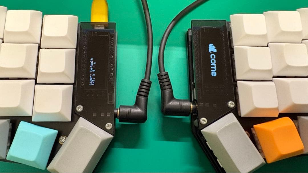 Corne Cherry Light 分割キーボード 有線 42キー 赤軸