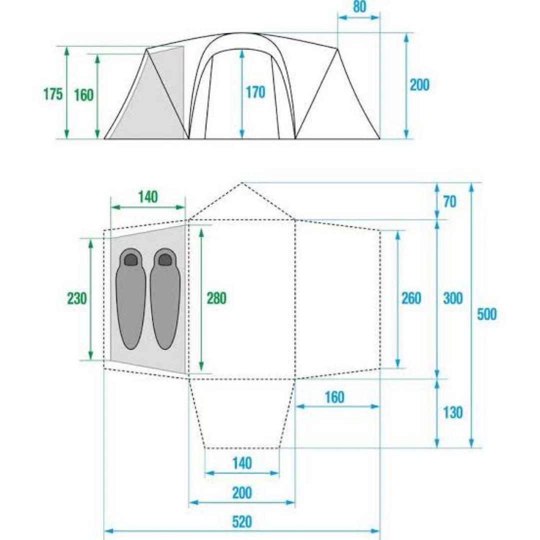 【新品タグ付】THE NORTH FACE ノーチラス 2×2 テント キャンプ