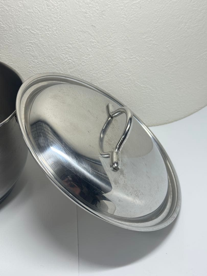 LAGOSTINA ステンレス 両手鍋 3点セット 14•18•20cm