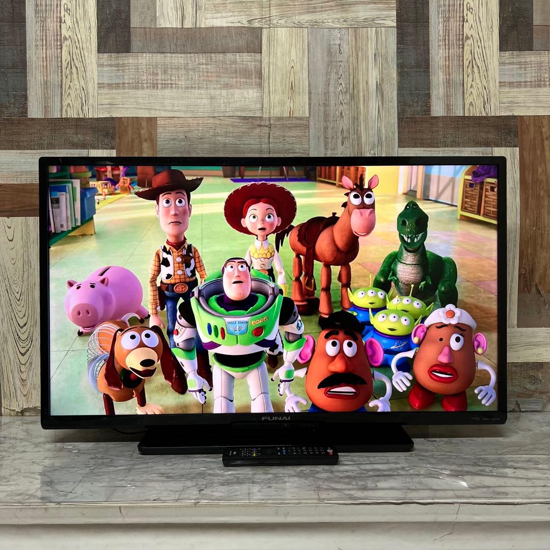 即日受渡❣️全国送料込FUNAI40V型地デジ.BS. CS録画機能搭載テレビ