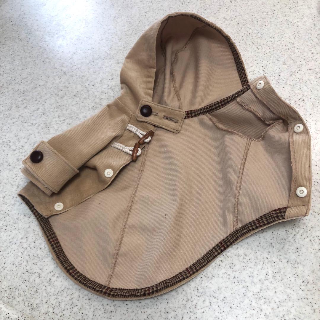 ハンドメイド　ダッフルコート　オーダー小型犬