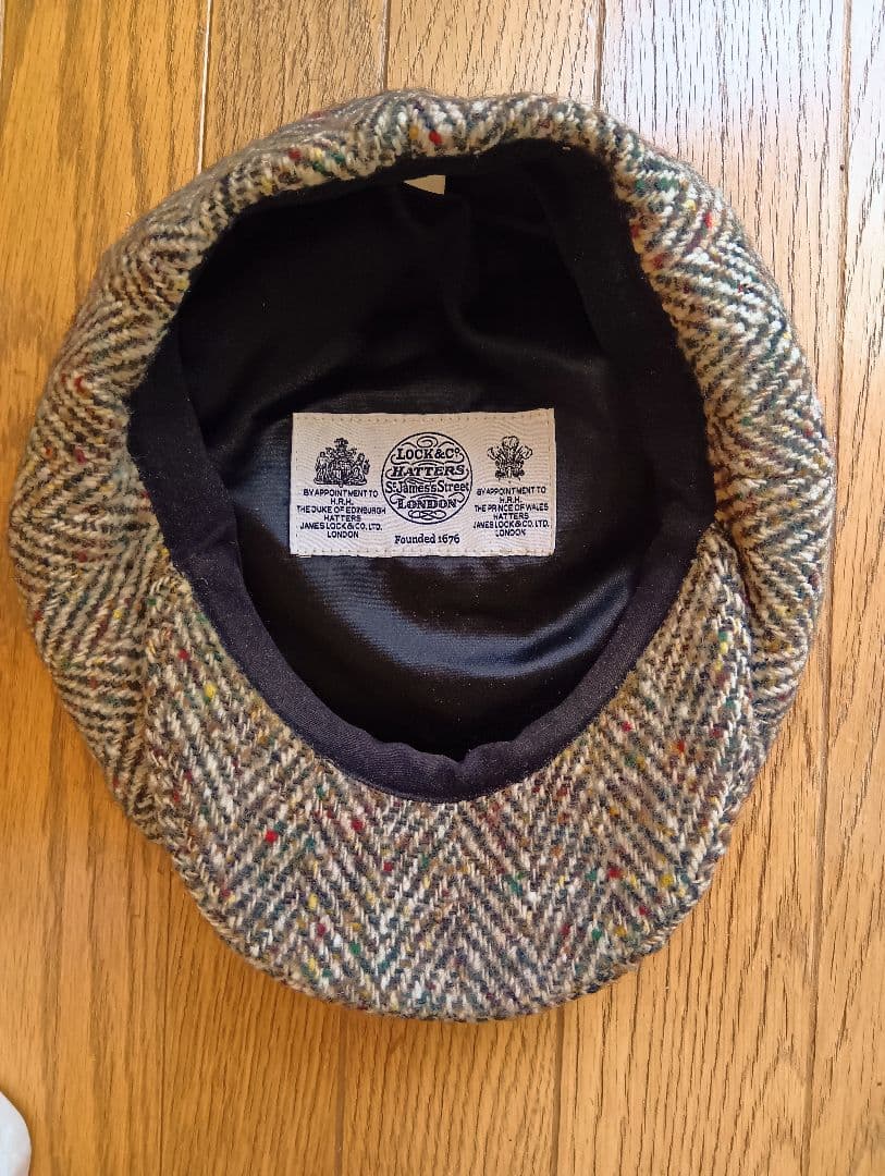 あ*ぁ様 Lock＆Co ジェームスロック ツイードキャスケット