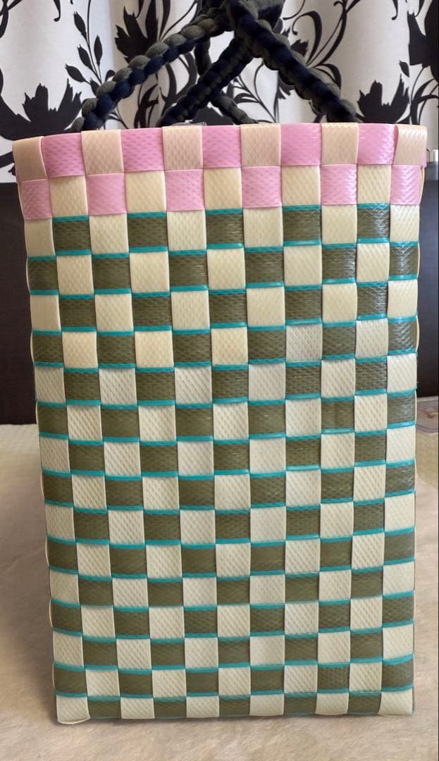 【新品未使用】マルニマーケット MARNI ジャージハンドル ミニバスケット