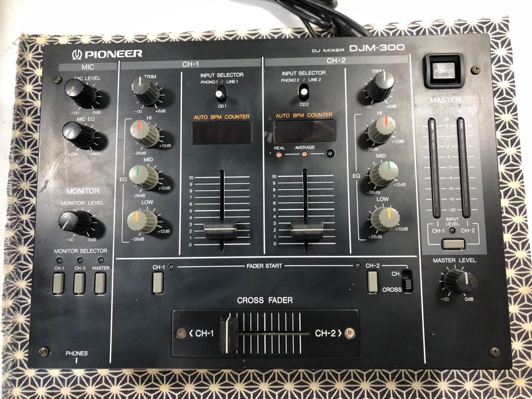 pioneer dj パイオニア　DJM-300 フェーダーメンテナンス