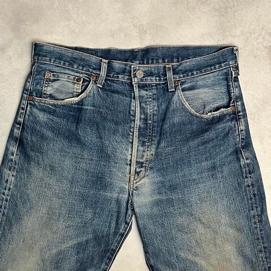 【雰囲気◎】 Levi's 503BXX 鬼ヒゲ ハチノス W36 日本製