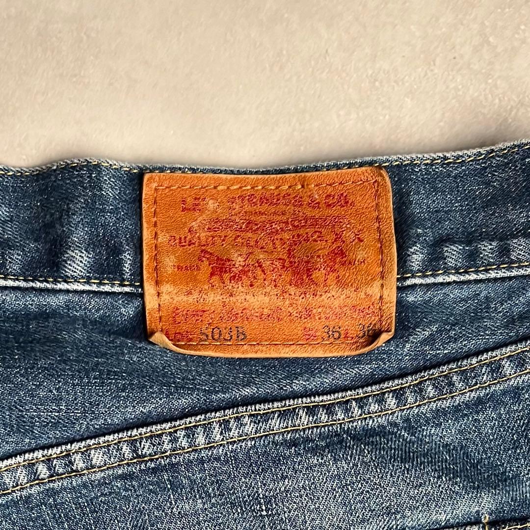 【雰囲気◎】 Levi's 503BXX 鬼ヒゲ ハチノス W36 日本製