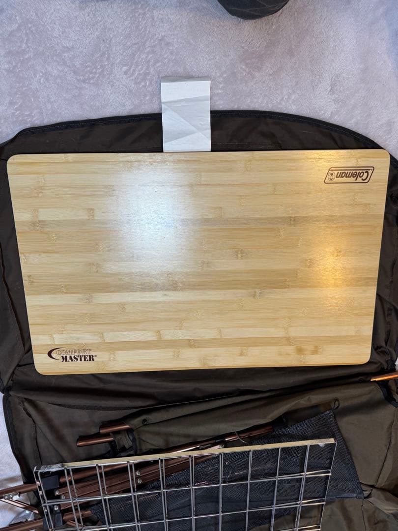 コールマンコンフォートマスター バンブーフォルダブルシェルフ