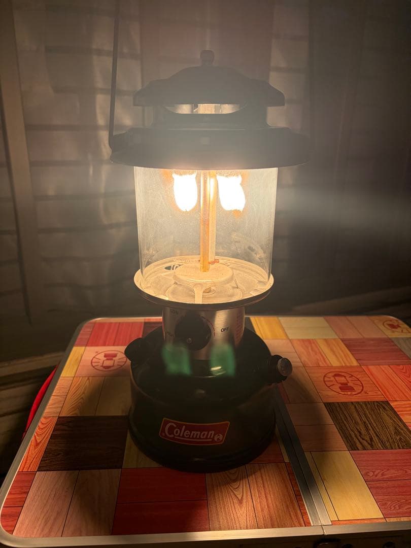 Coleman ランタン グリーン　290 リペイント