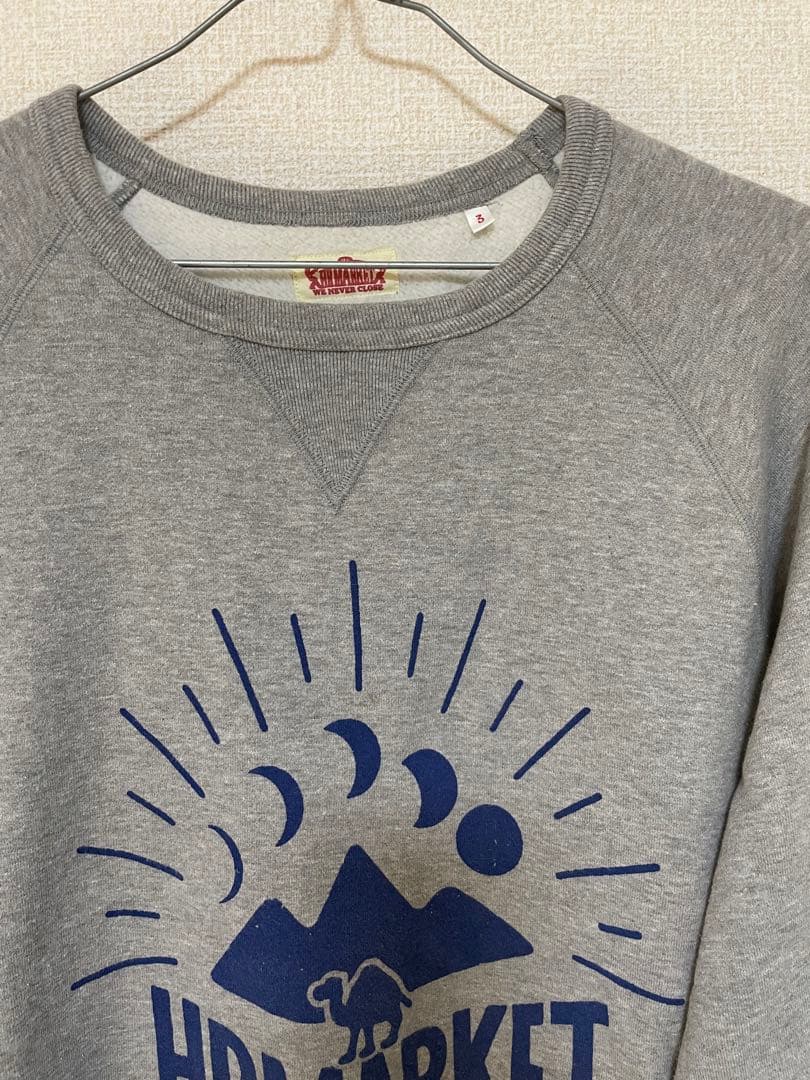 ハリウッドランチマーケットHRM ラクダスウェット　サイズ3