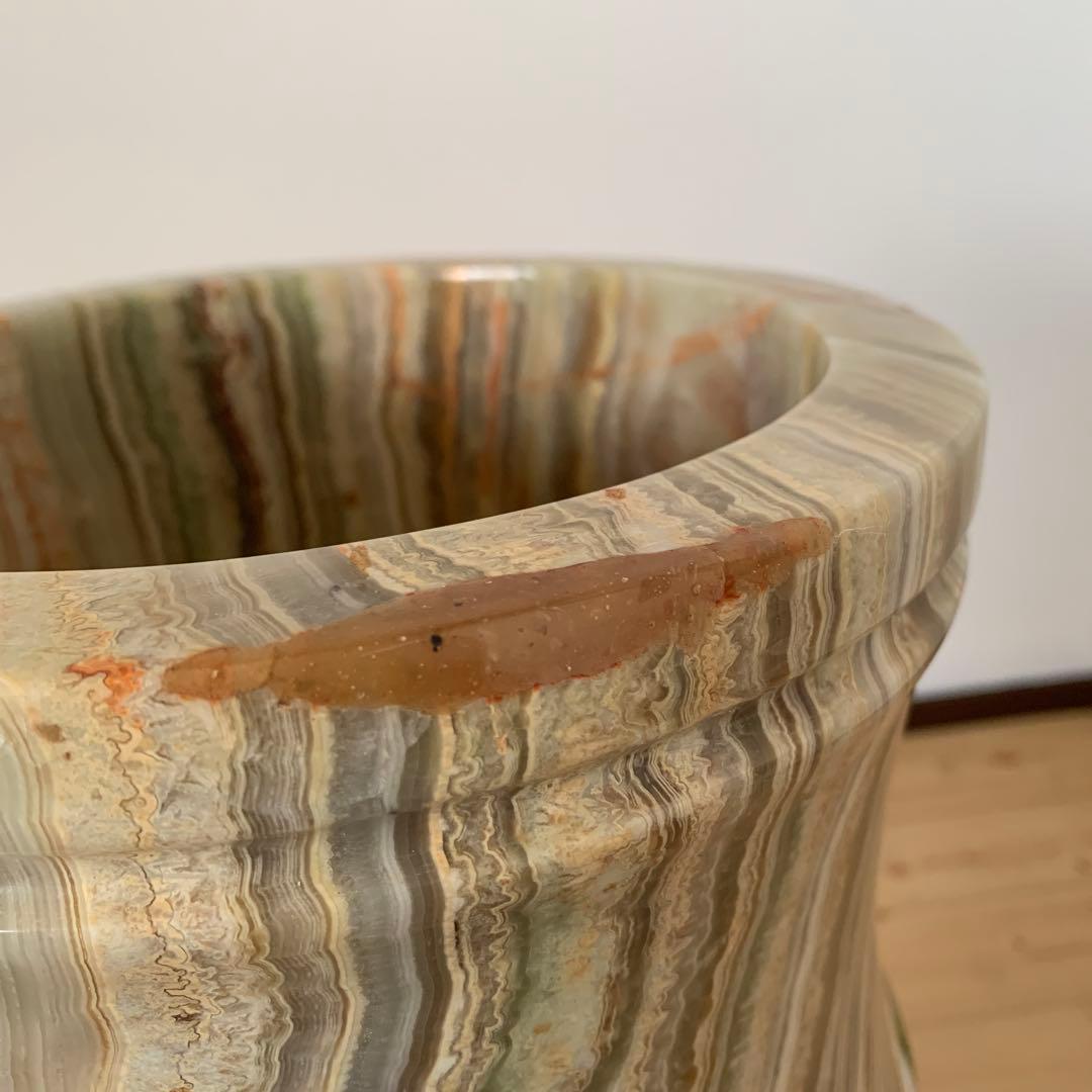 大理石　傘立て　オニキス　瑪瑙