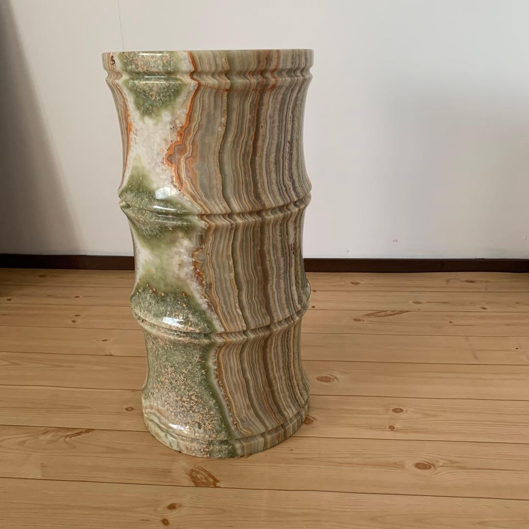 大理石　傘立て　オニキス　瑪瑙