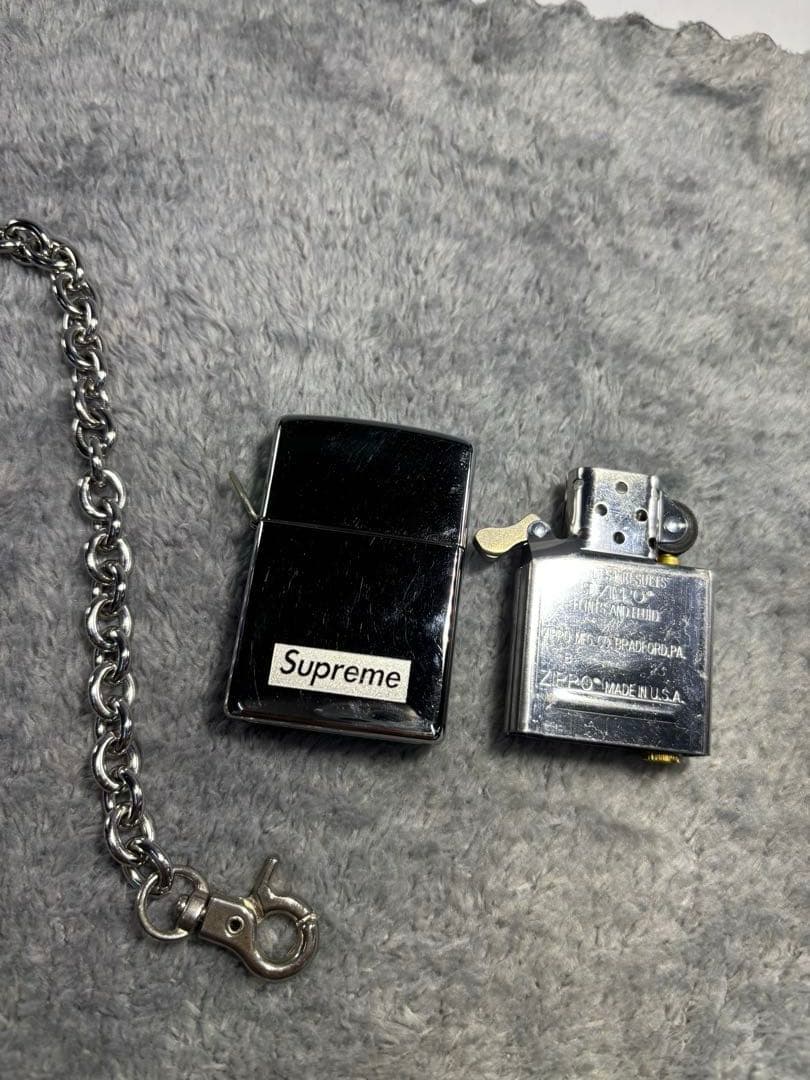 小物 Supreme Chain Zippo silver