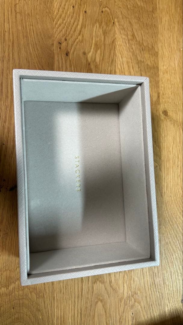 お値下げ！STACKERSミニジュエリーボックス3段トープグレージュスタッカーズ