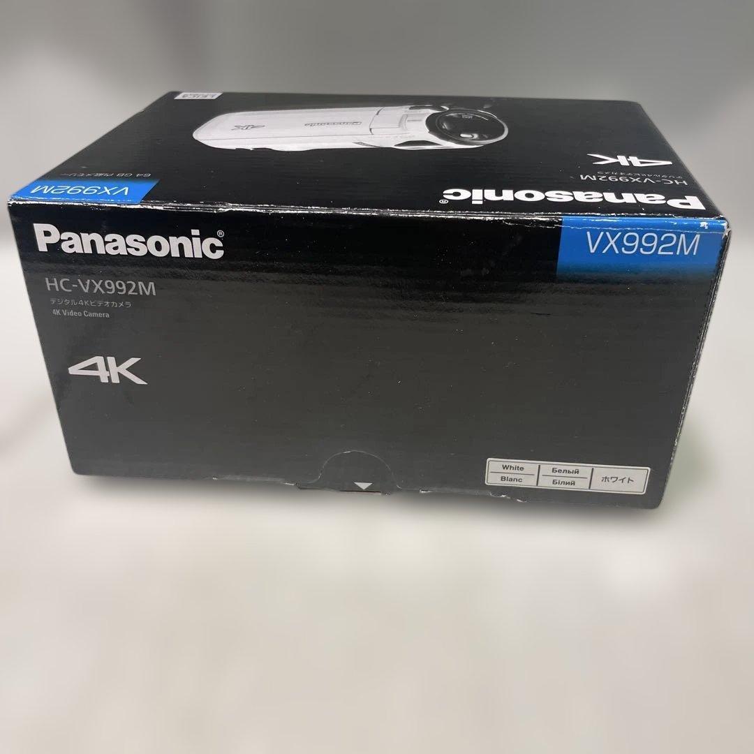 美品Panasonic HC-VX992M デジタル4Kビデオカメラ　取説付き箱