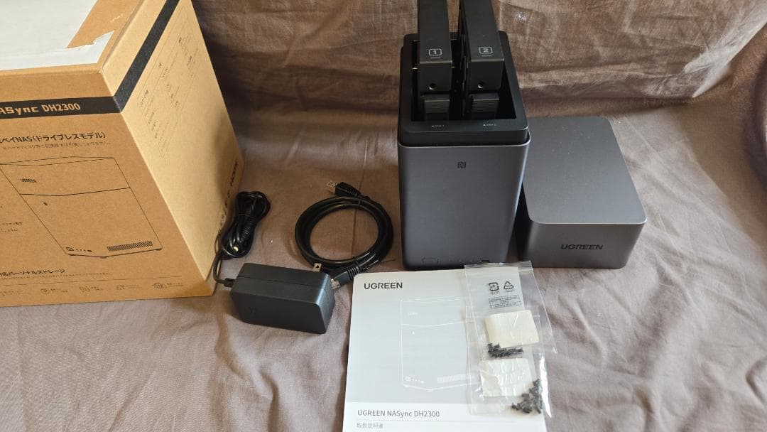 試用のみ「UGREEN NASync DH2300」 2ベイ NAS