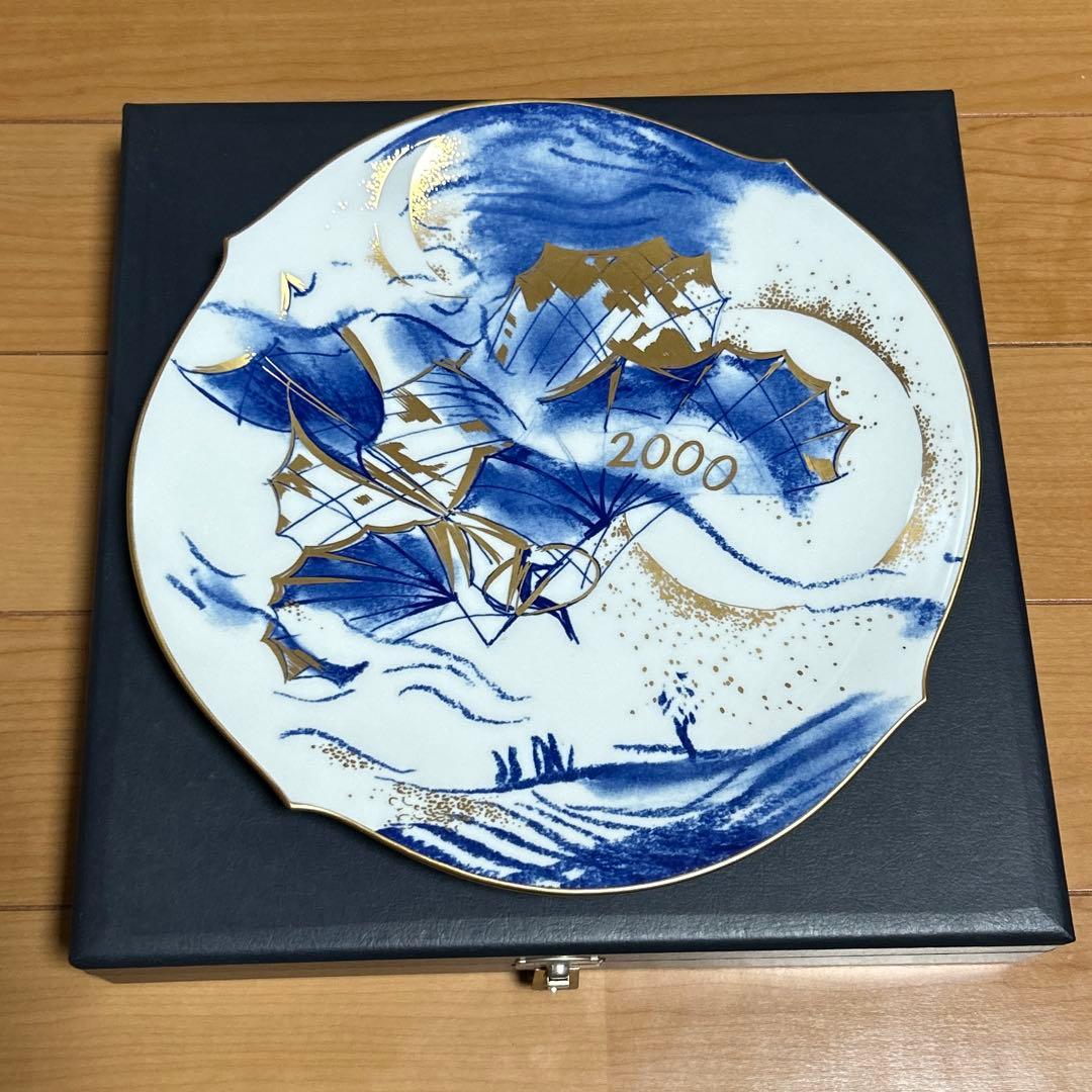 【レア新品】マイセン イヤープレート 2000年 ハングライダー 箱あり