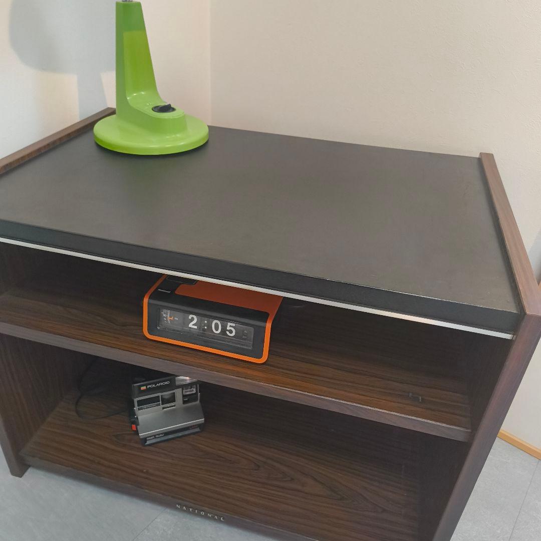 ヴィンテージ national オーディオ　キャビネット　黒　ブラウン