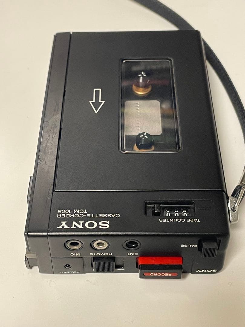 整備品 完動品　SONY TCM-100B ポータブルカセットプレーヤー　ソニー