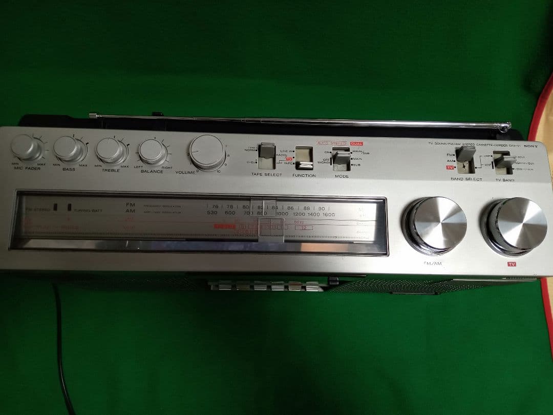 SONY CFS-V1 ラジカセ FM/AMカセット