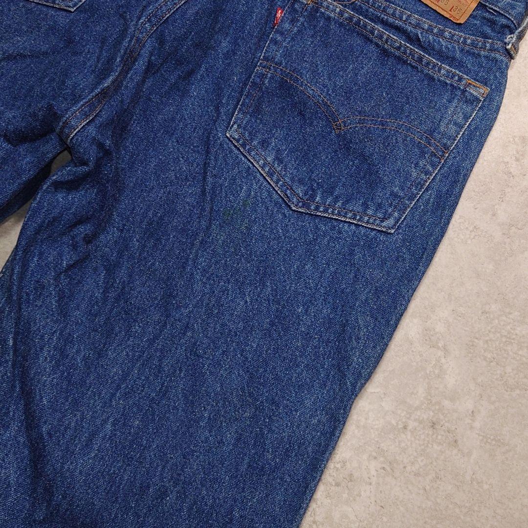 80s Levi's 501 USA製 ハチマル 内股シングル 濃紺 W36