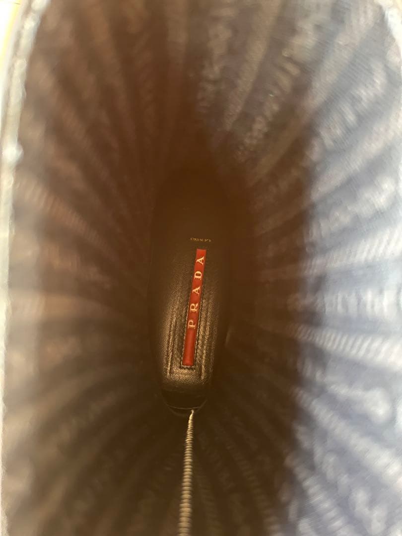 PRADA ブラック レインブーツ