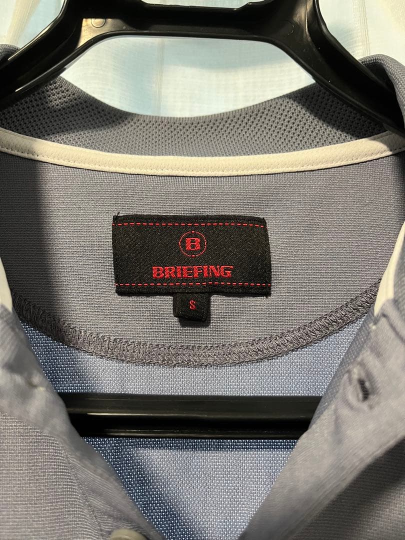 【S】BRIEFING GOLF ベーシック長袖ポロ