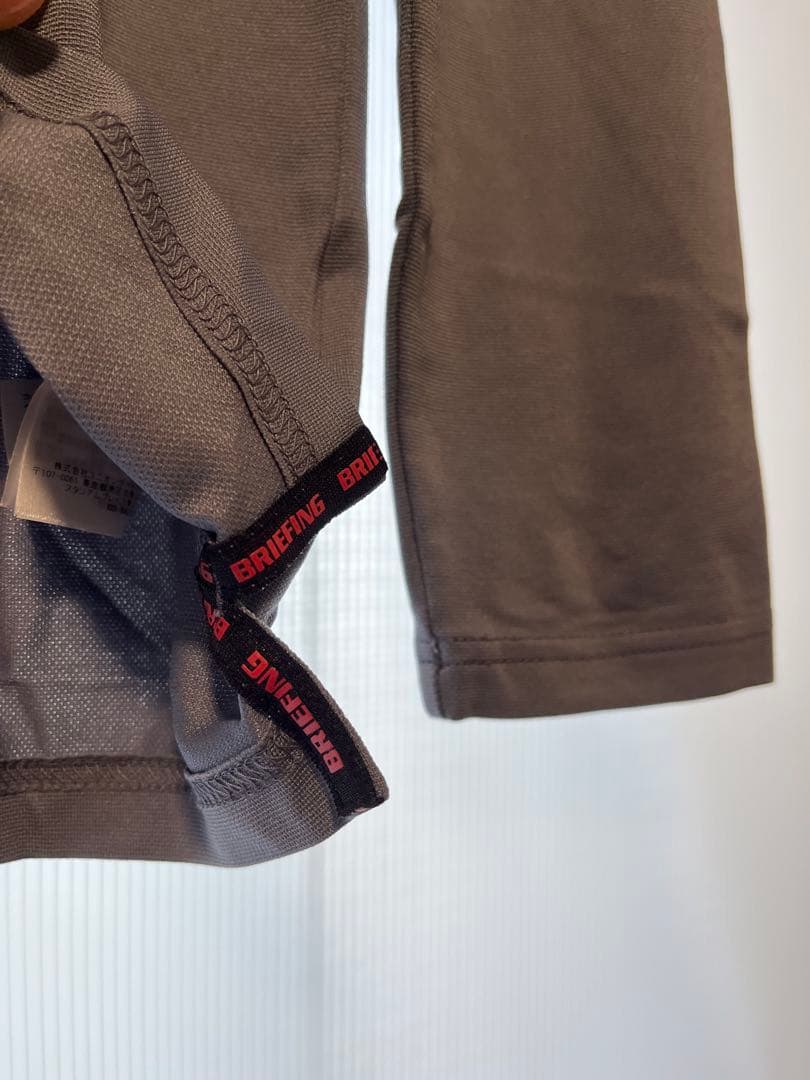 【S】BRIEFING GOLF ベーシック長袖ポロ