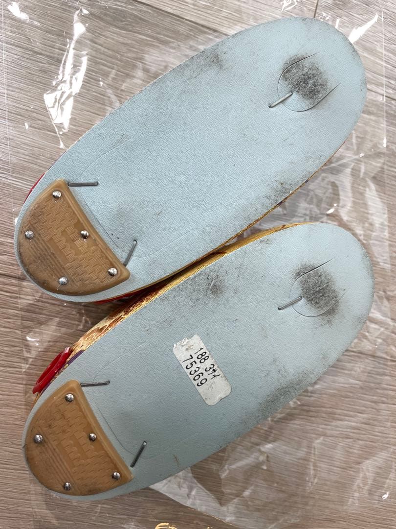 七五三　3歳　女の子　フルセット　一式　赤系　鶴　正絹