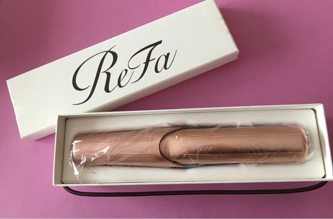 【実質未使用】ReFa(リファ)ビューティックフィンガーアイロン(ピンク)